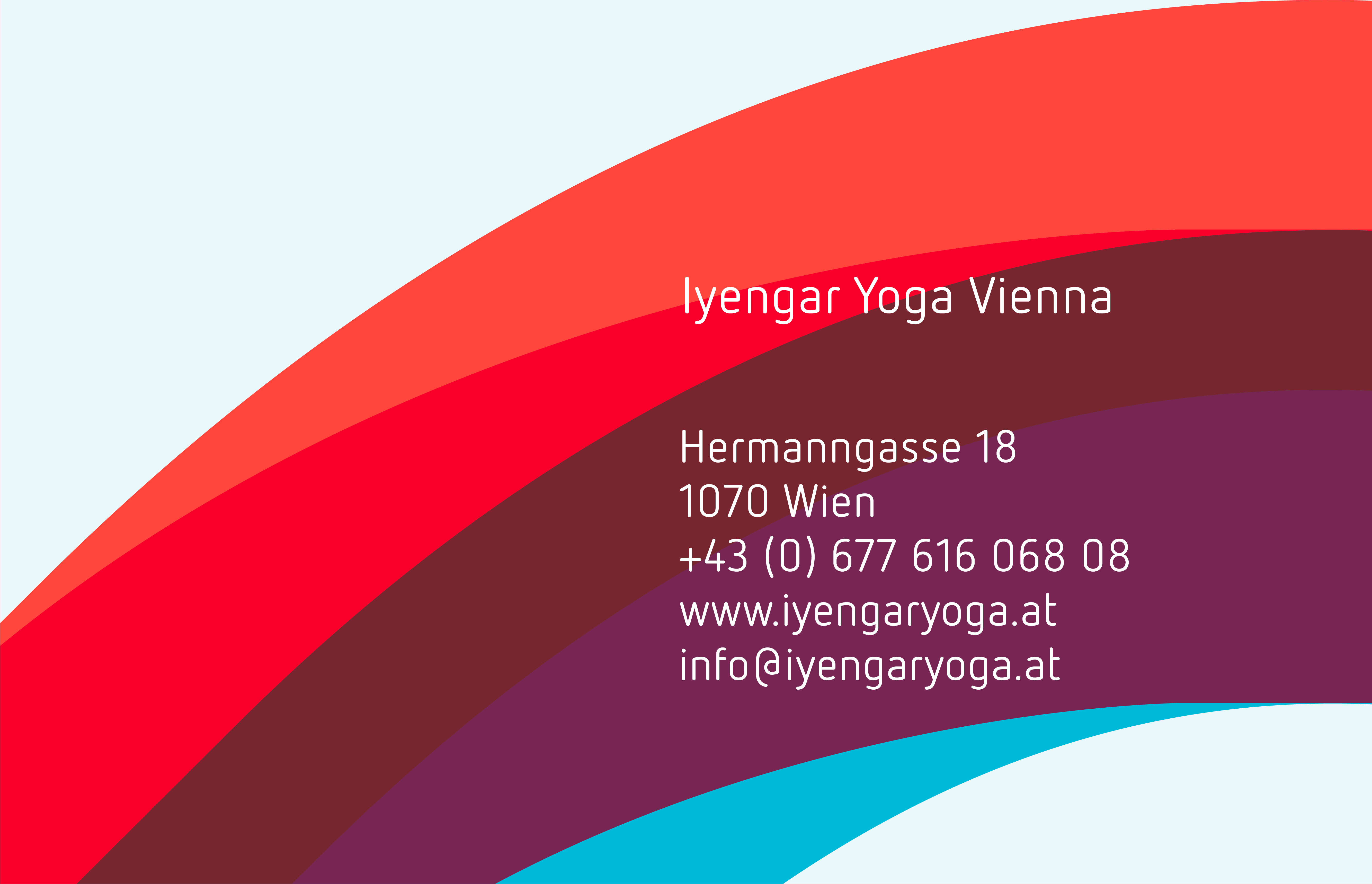 Iyengar Yoga Vienna – Visitenkarte – back